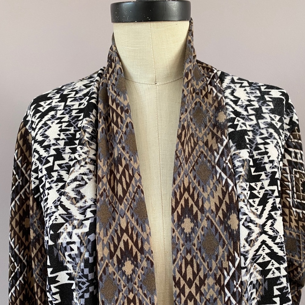 Lightweight Polyester Cardigan Jacket - image 2